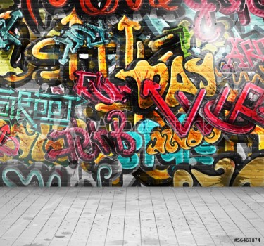 Bild på Graffiti on wall